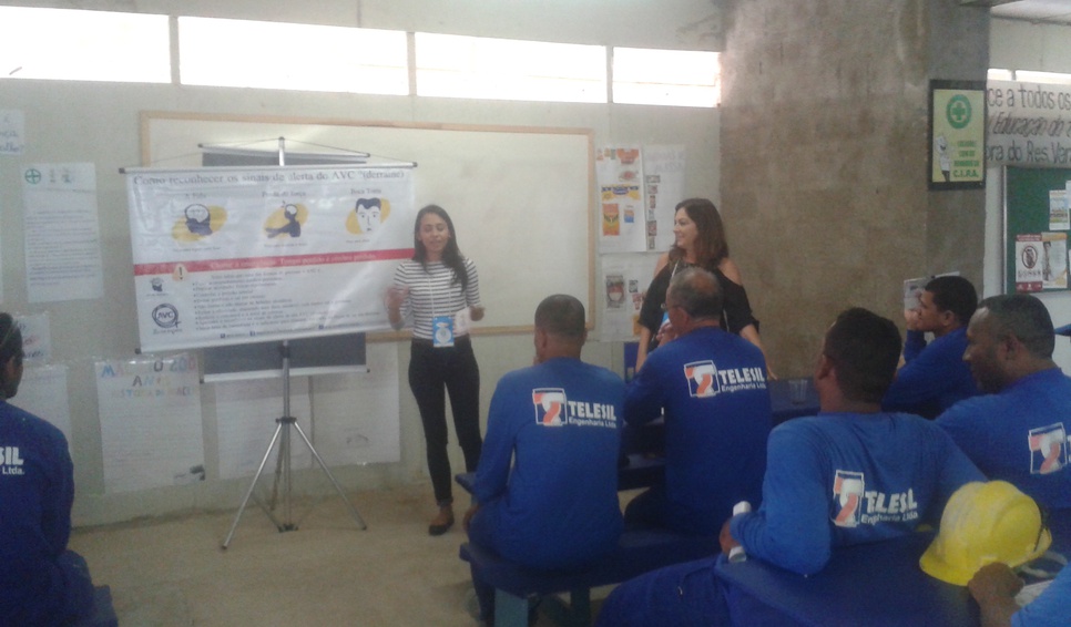 Palestra no Canteiro de Obra- Res. Varandas do Vale