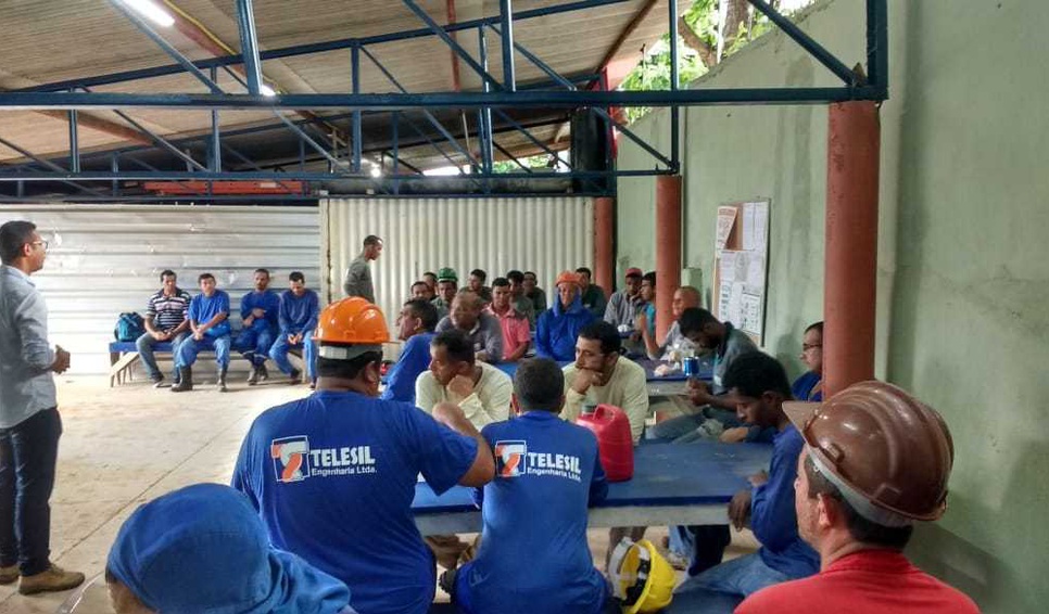 Palestra prevenção a acidentes de trabalho