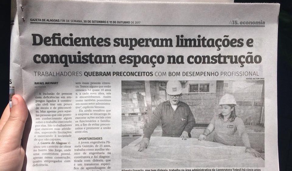 Inclusão social nas obras