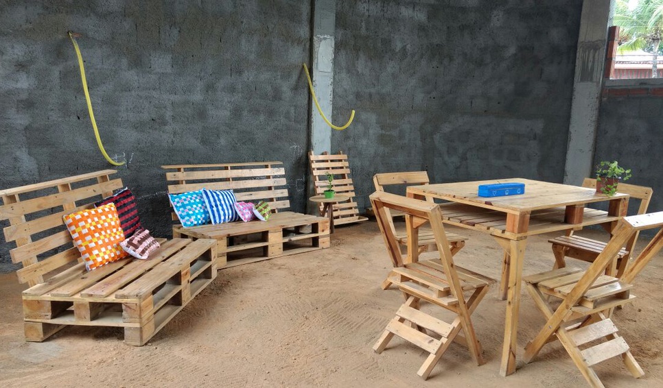 Móveis de Pallets - Obra Res. Park Boa Vista